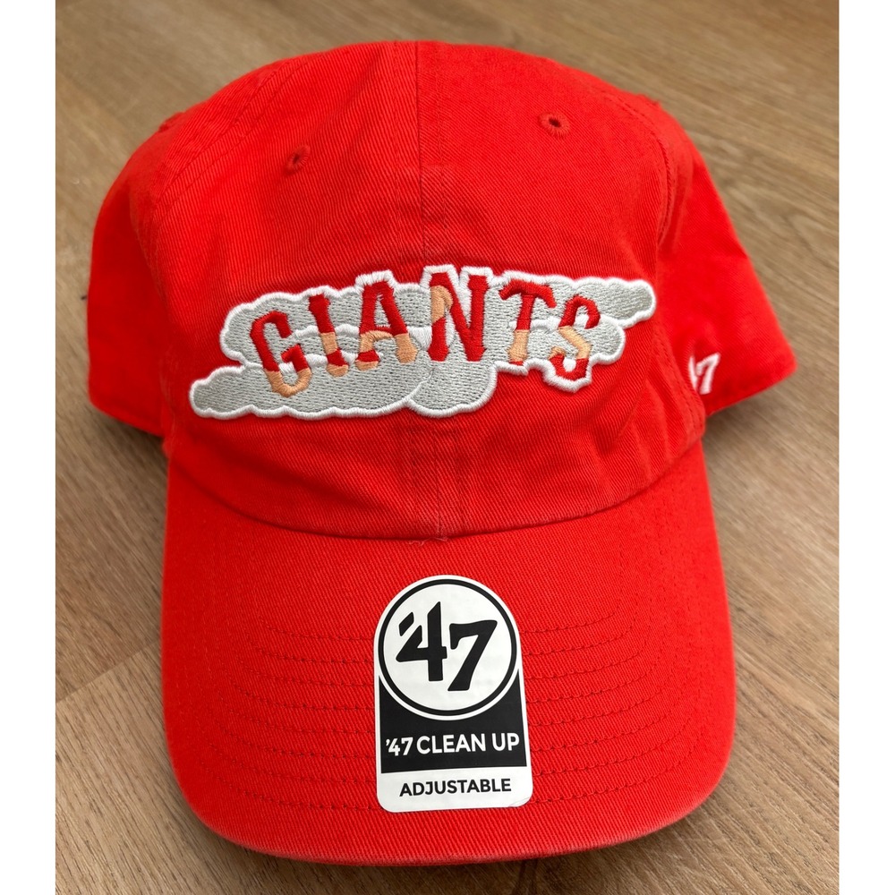 NWT San Francisco Giants '47 Brand City Connect Clean Up Hat-OSFA- Giant Orange